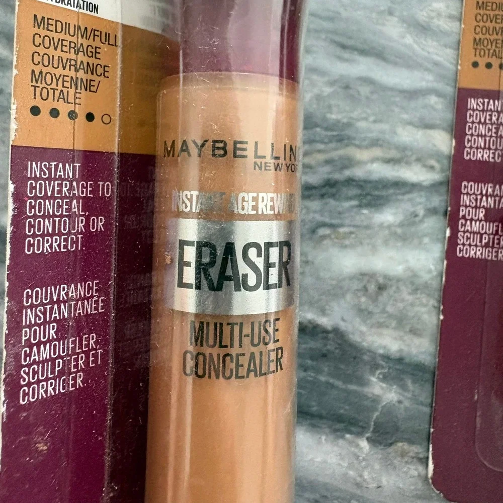 2x Maybelline Instant Age Rewind Eraser Multi-Use Concealer Shade 144 Lot, 2 NEW